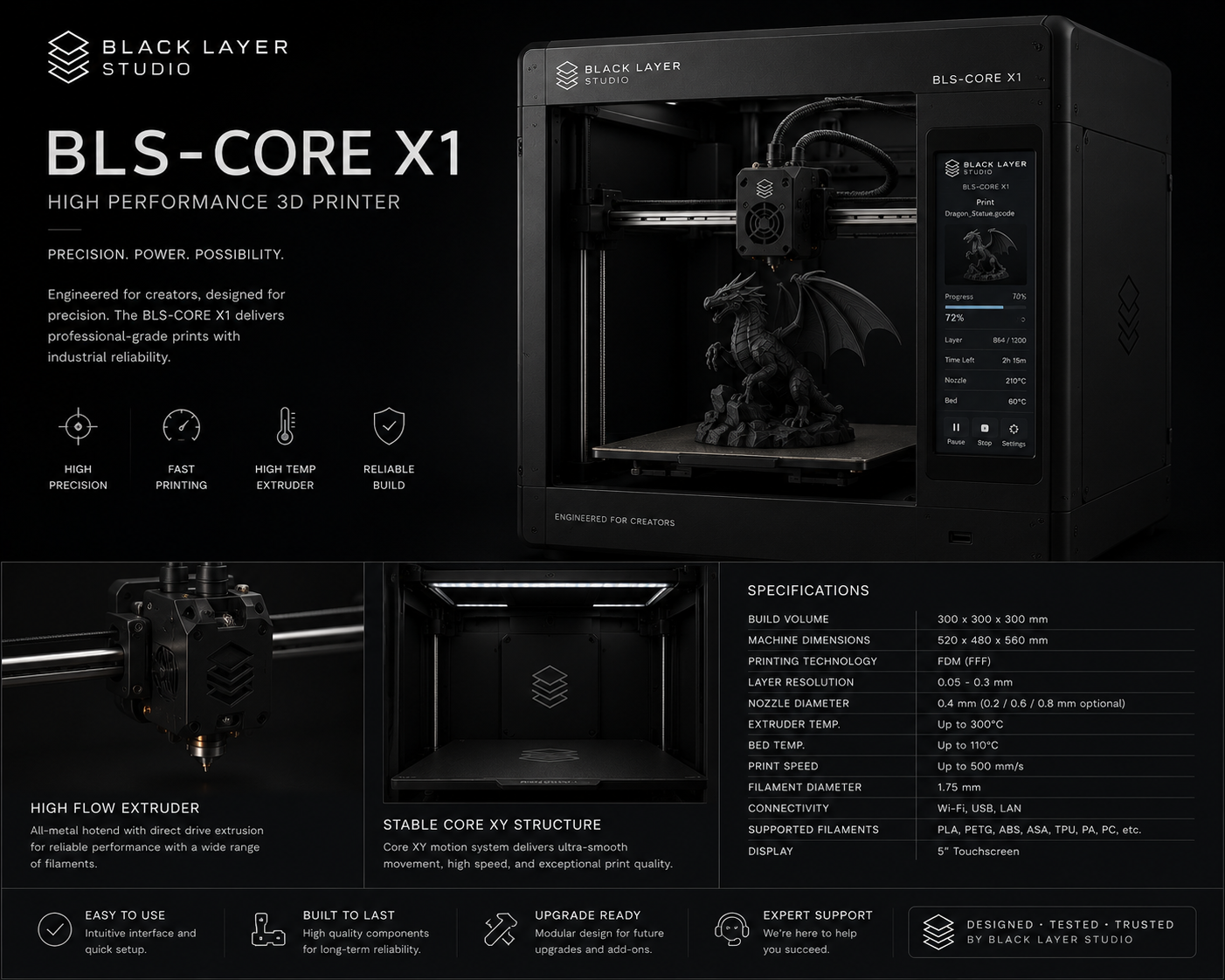 Black Layer Studio printer